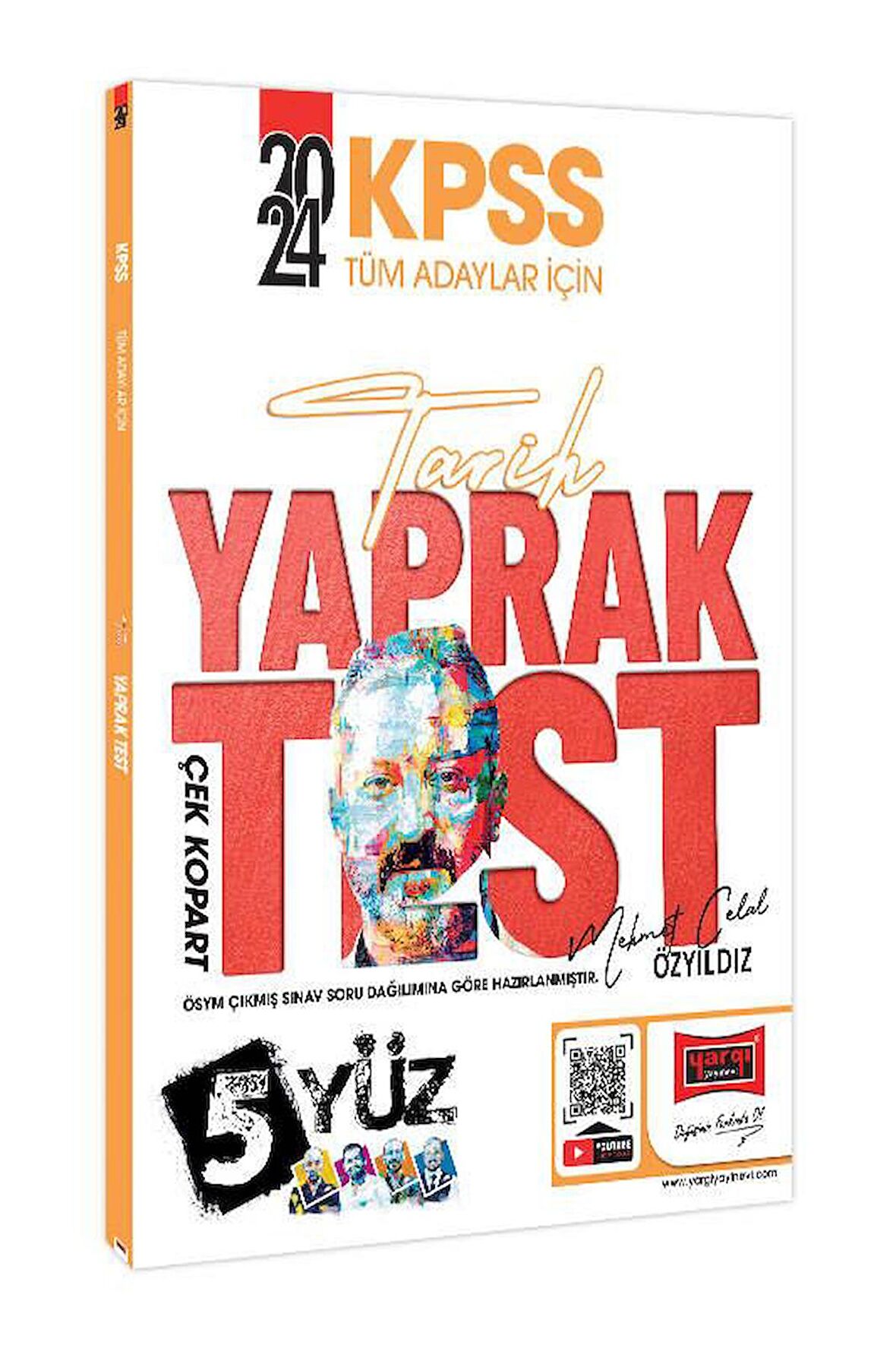 2024 KPSS Tüm Adaylar İçin 5Yüz Tarih Çek Kopart Yaprak Test