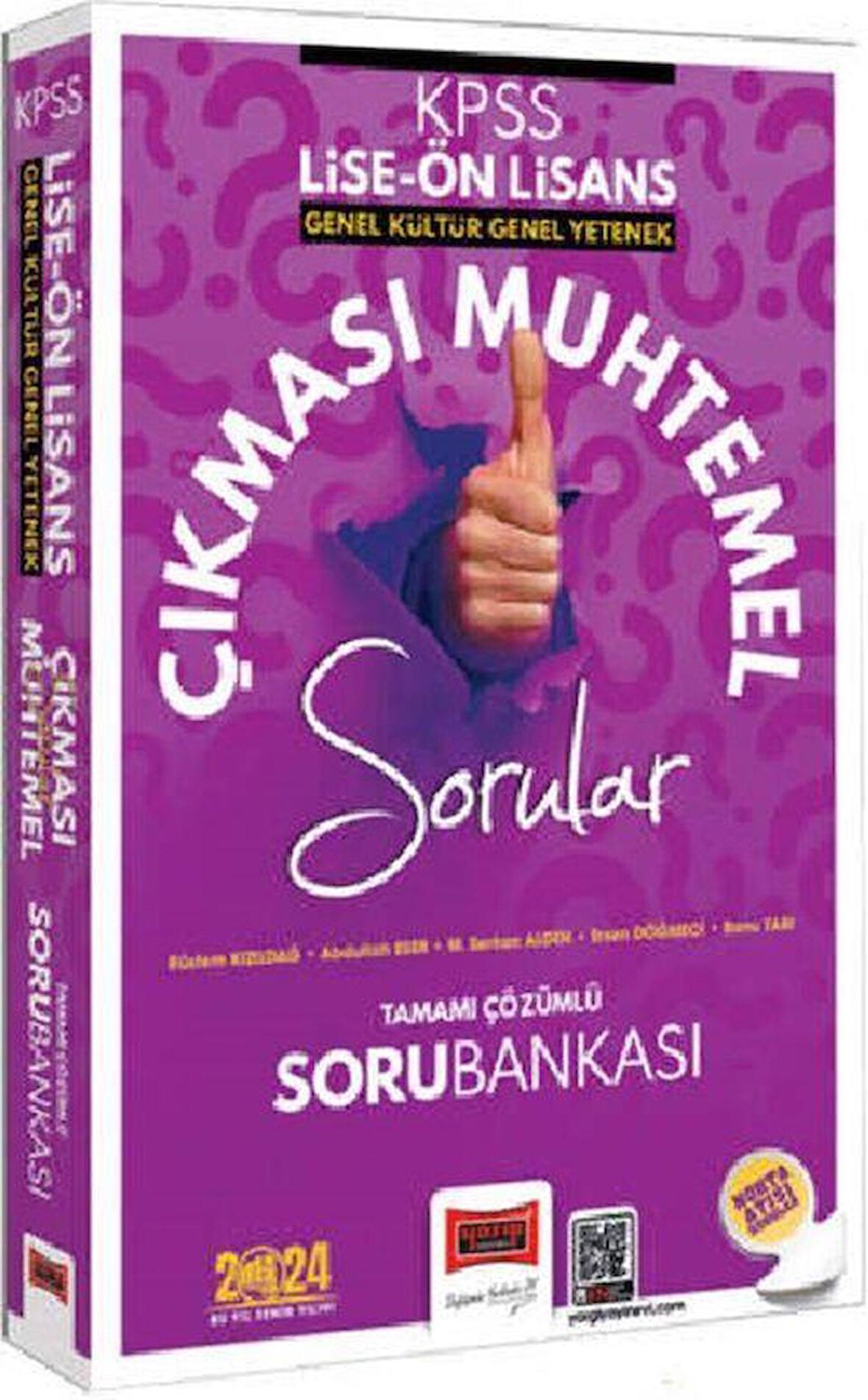 2024 KPSS GK-GY Lise Ön Lisans Çıkması Muhtemel Sorular Tamamı Çözümlü Soru Bankası