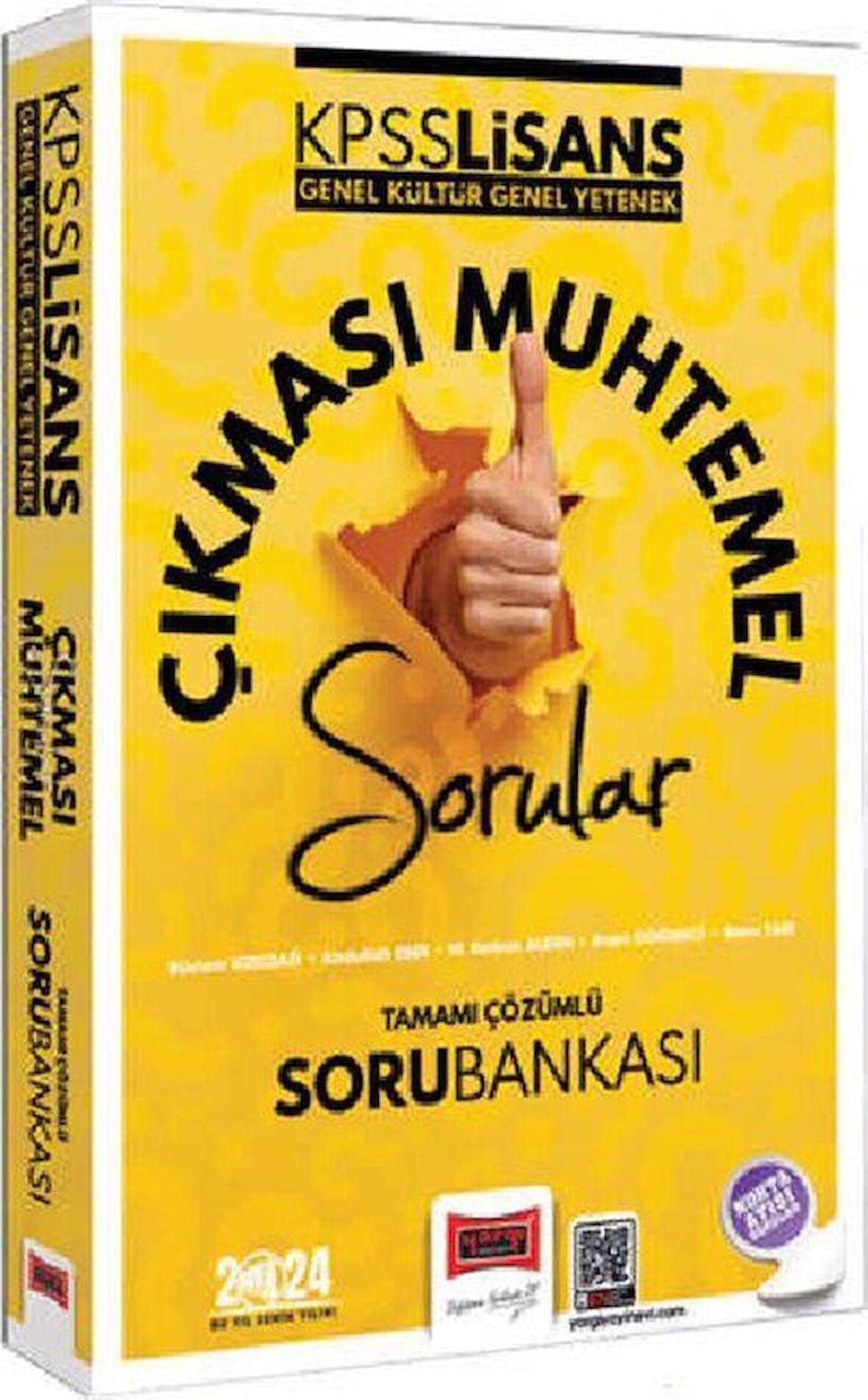 2024 KPSS GK-GY Çıkması Muhtemel Sorular Tamamı Çözümlü Soru Bankası
