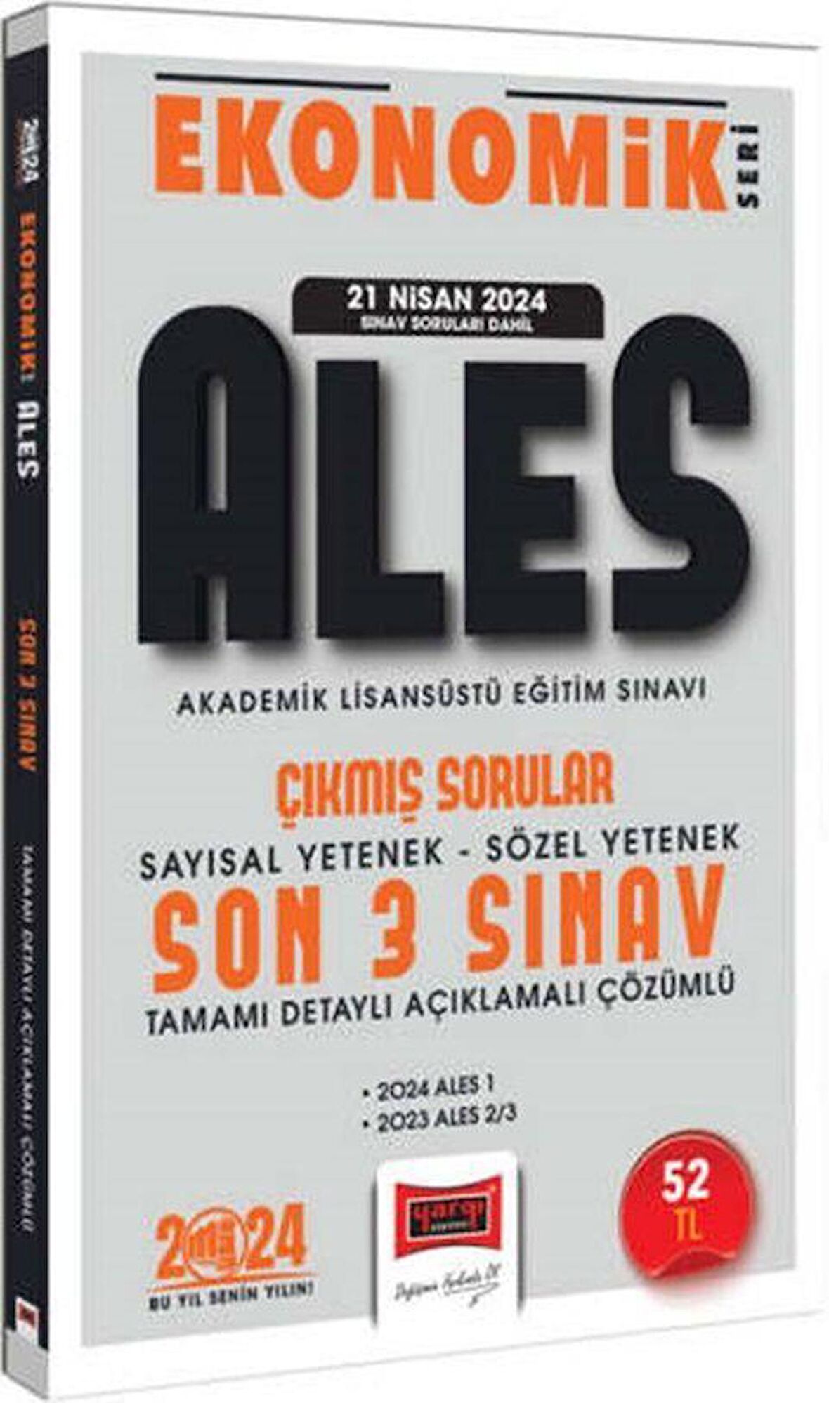 2024 ALES Ekonomik Seri Çıkmış Sorular Tamamı Çözümlü Son 3 Sınav