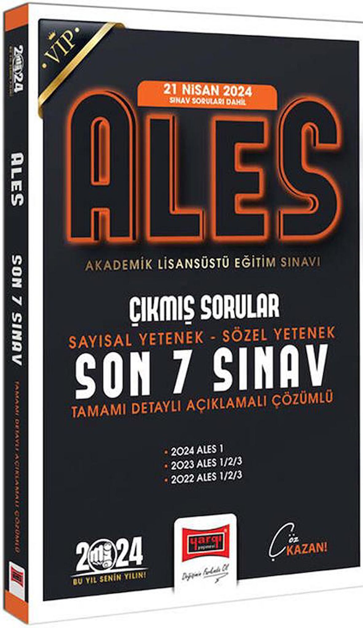 2024 ALES Son 7 Sınav Çıkmış Sorular (21 Nisan 2024 Sınavı Dahil)