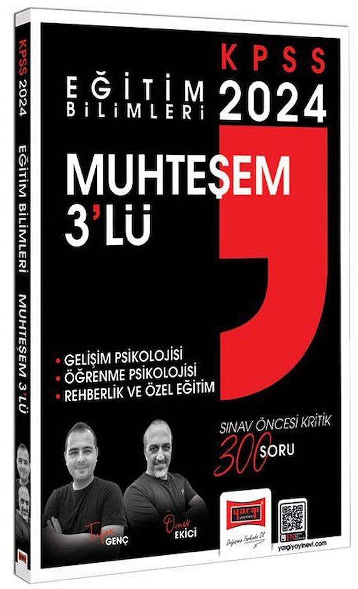 2024 Eğitim Bilimleri Muhteşem 3lü Gelişim Psikolojisi Öğrenme Psikolojisi Rehberlik ve Özel Eğitim Çözümlü Soru Bankası Yargı