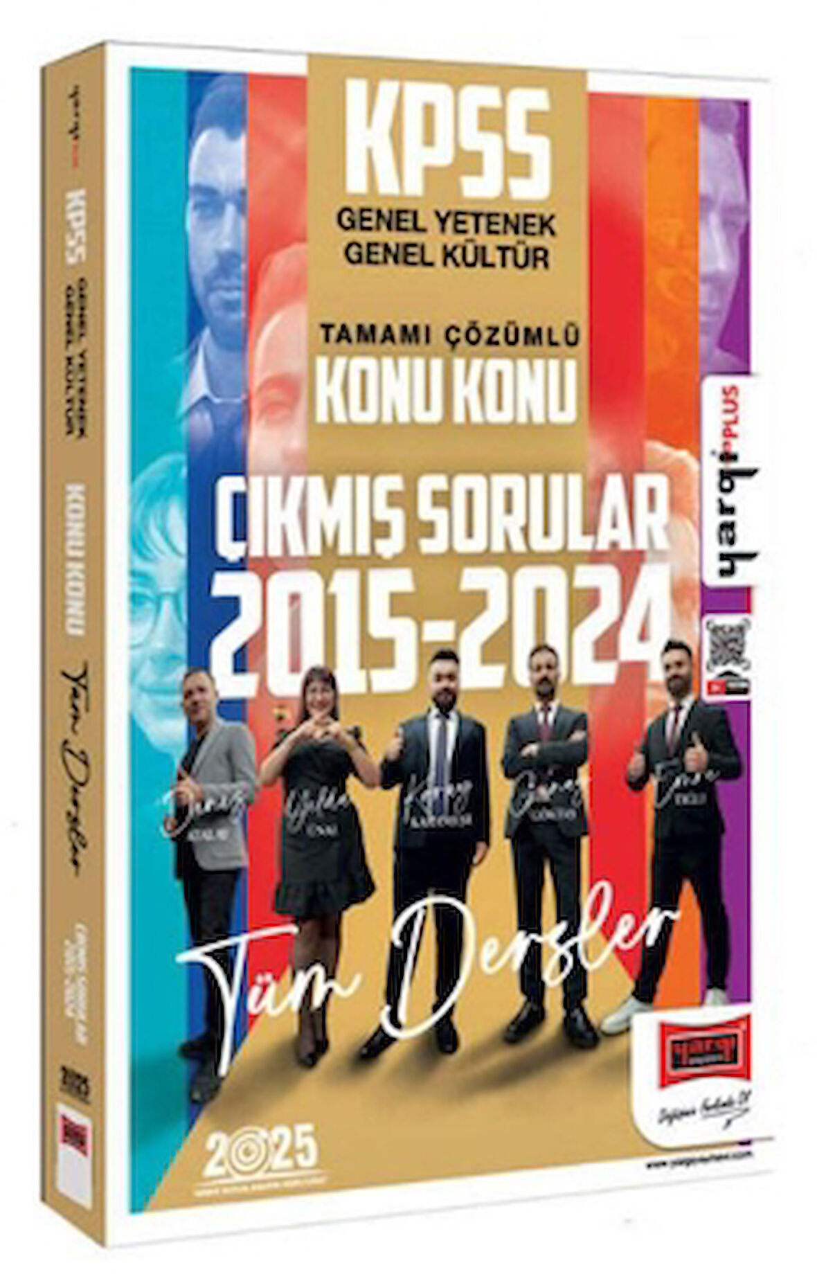 Yargı Yayınları 2025 KPSS GK-GY 2015-2024 Tamamı Çözümlü Konu Konu Çıkmış Sorular