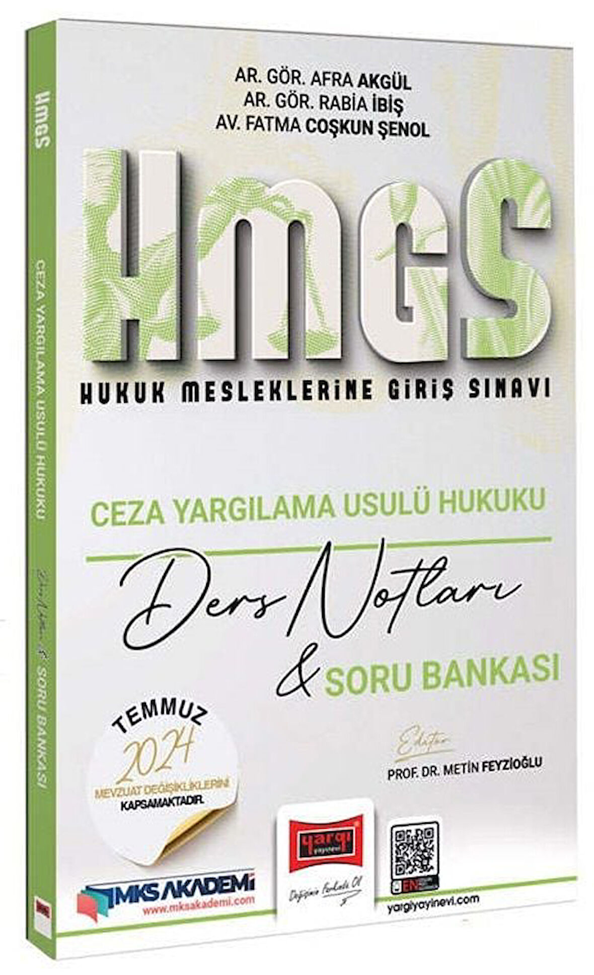 Yargı 2025 HMGS Ceza Yargılama Usulü Hukuku Ders Notları ve Soru Bankası Yargı Yayınları