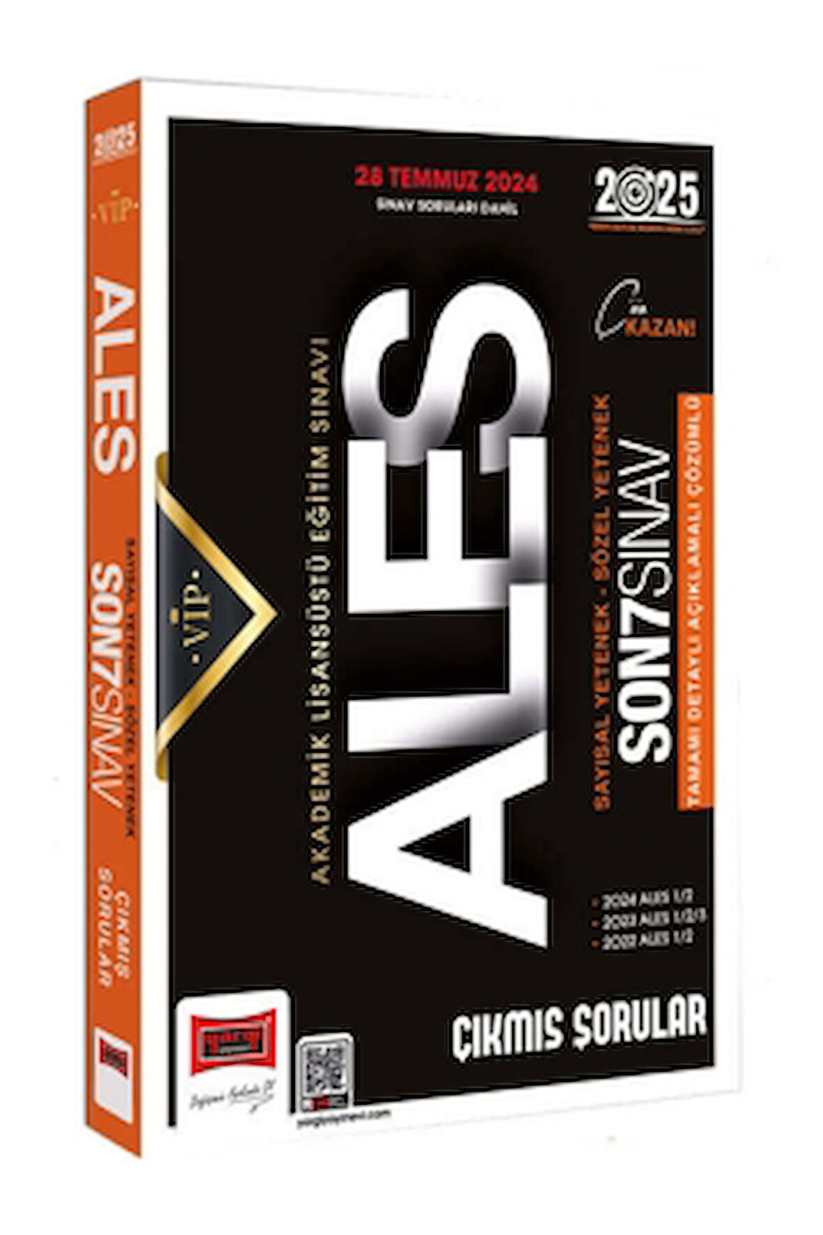 2025 ALES Vip Sayısal-Sözel Yetenek Son 7 Sınav Çıkmış Sorular (28 Temmuz 2024) Sınav Soruları Dahil