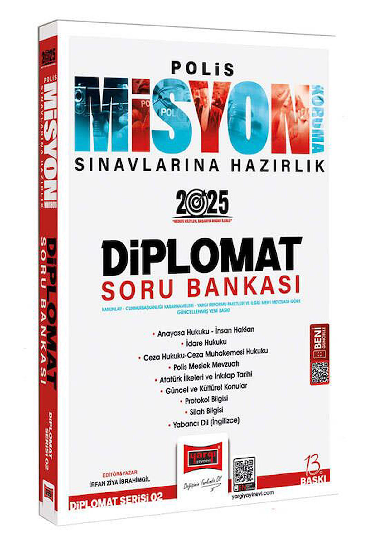 Yargı Yayınları 2025 Polis Misyon Sınavlarına Hazırlık Diplomat Serisi Diplomat Soru Bankası