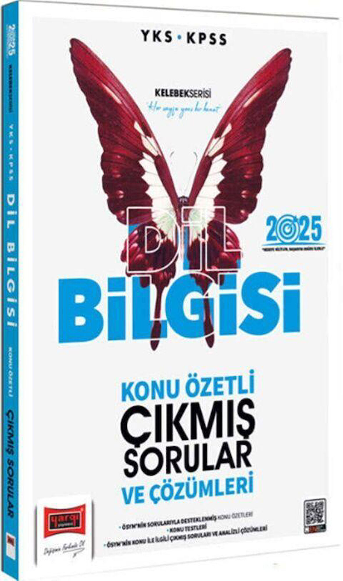 Yargı Yayınları 2025 YKS KPSS Kelebek Serisi Dil Bilgisi Konu Özetli Çıkmış Sorular ve Çözümleri