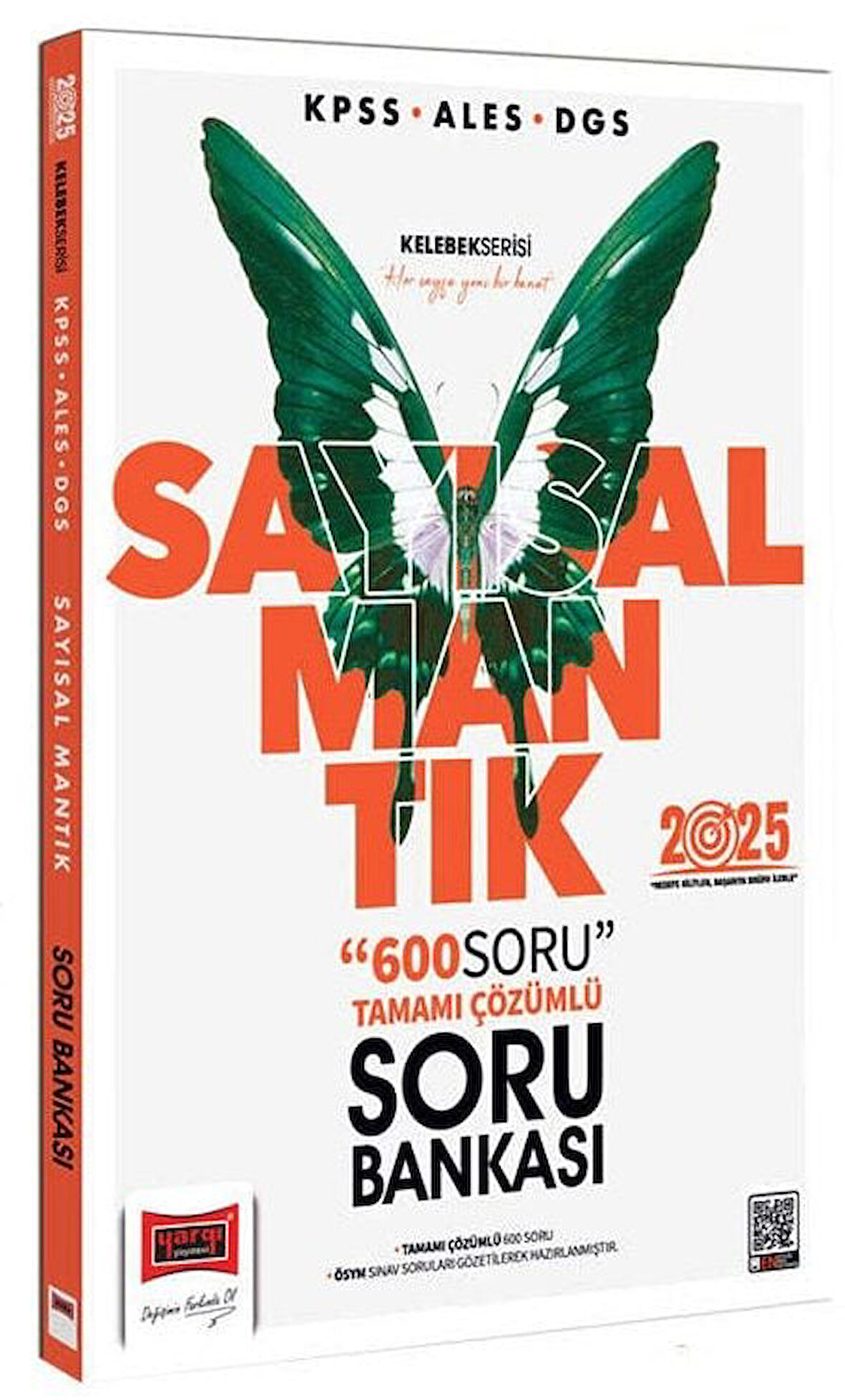 Yargı 2025 KPSS ALES DGS Sayısal Mantık Soru Bankası Çözümlü Kelebek Serisi Yargı Yayınları