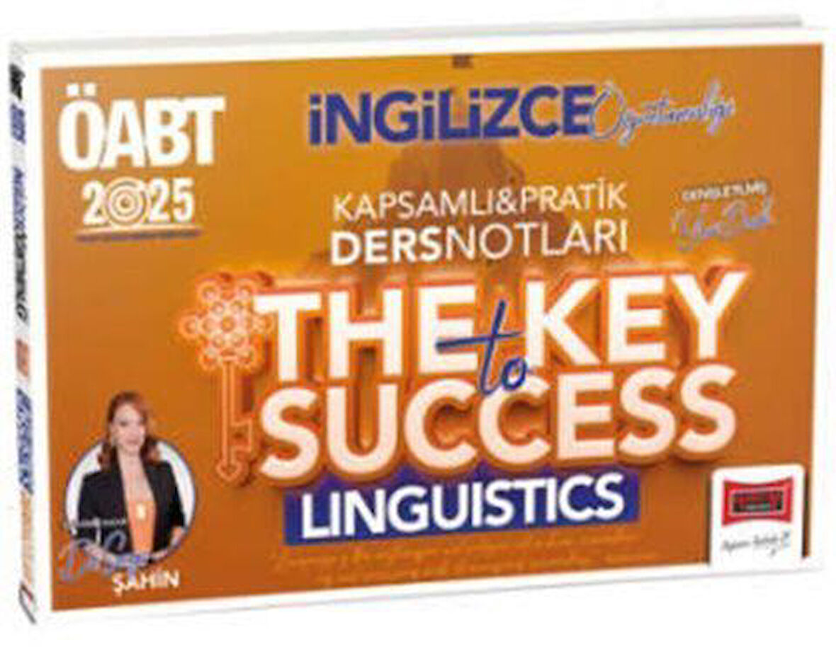 Yargı Yayınları 2025 ÖABT İngilizce Öğretmenliği Kapsamlı The Key Success Linguistics Pratik Ders Notları