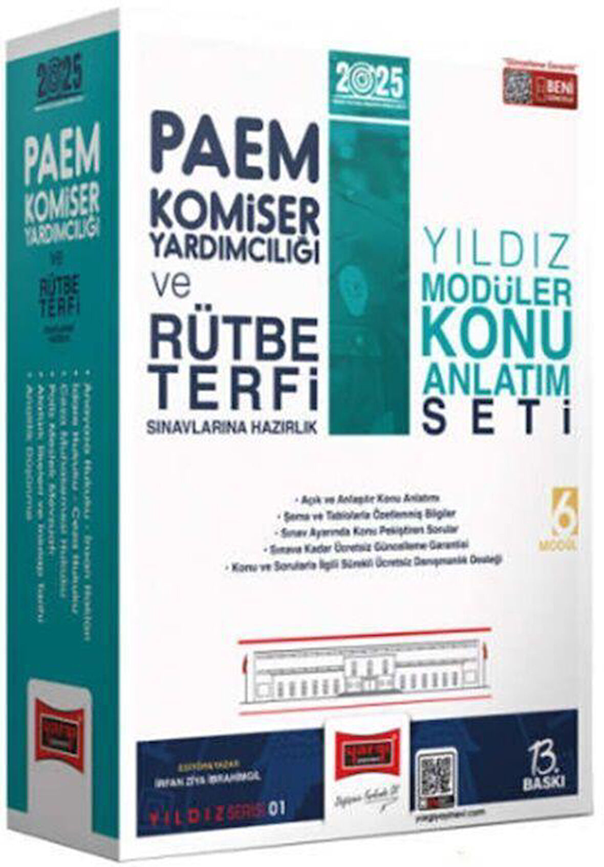 Yargı 2025 PAEM Komiser Yardımcılığı ve Rütbe Terfi Sınavlarına Hazırlık Konu Anlatımlı Modüler Set