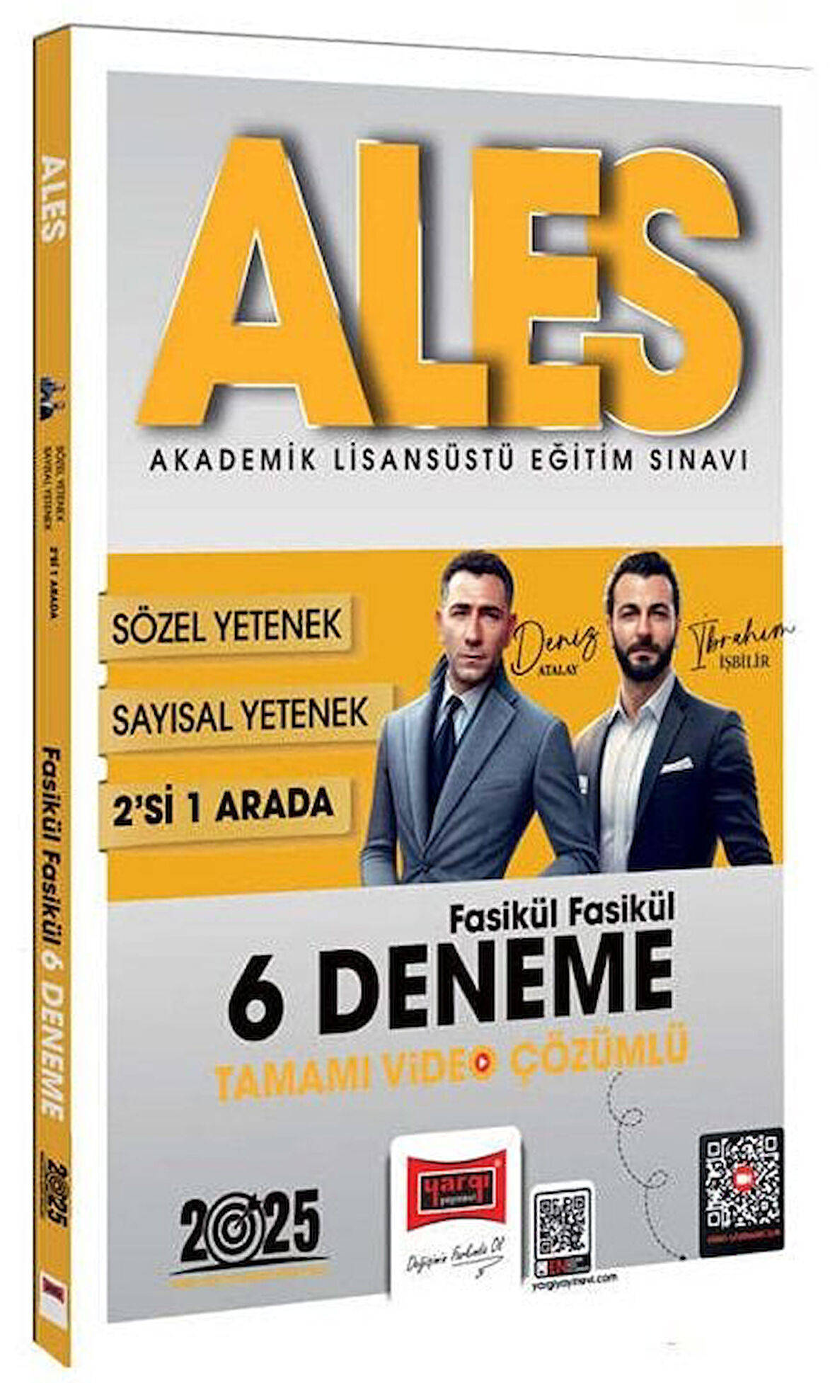 Yargı 2025 ALES Sayısal-Sözel Yetenek 2 si Bir Arada 6 Deneme Fasikül Çözümlü