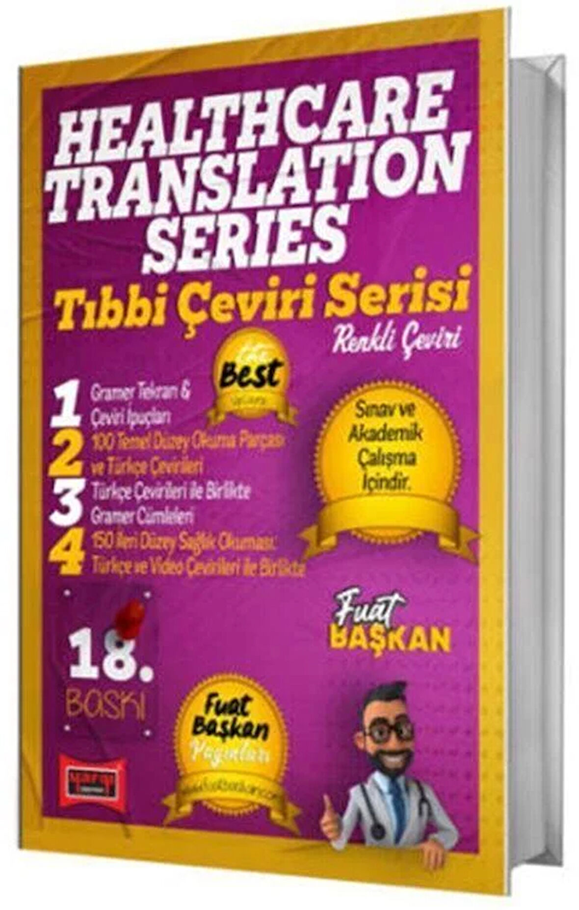 Yargı Yayınları 2025 Translation Series Tıbbi Çeviri Serisi Renkli Çeviri
