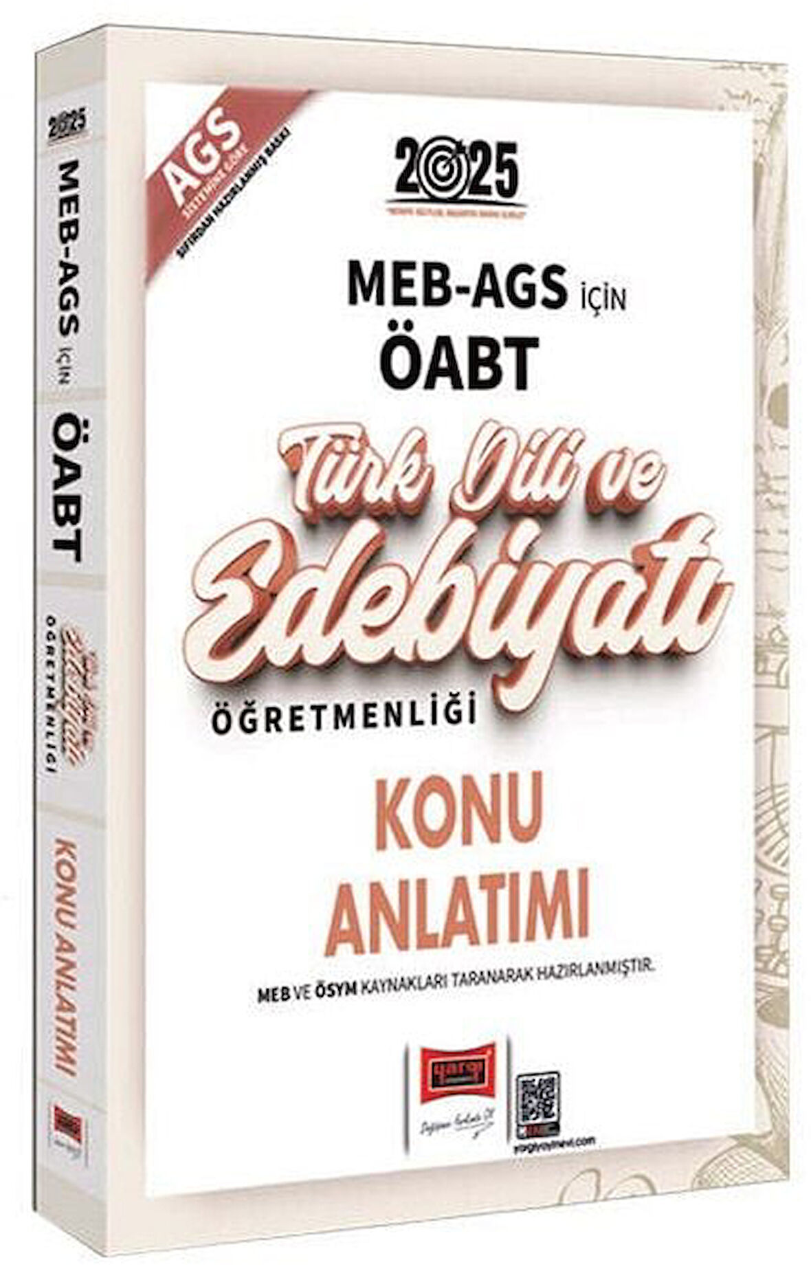 Yargı 2025 ÖABT MEB-AGS Türk Dili ve Edebiyatı Öğretmenliği Konu Anlatımı Yargı Yayınları