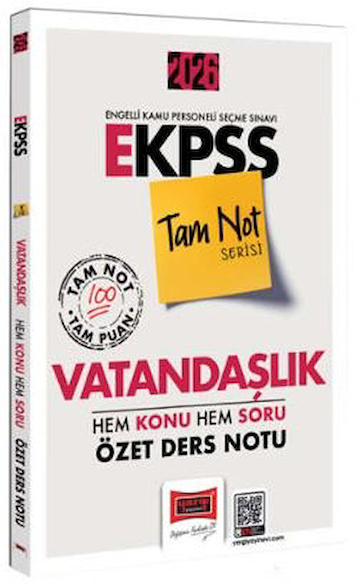 2026 E-KPSS Tam Not Serisi Vatandaşlık Hem Konu Hem Soru Özet Ders Notu
