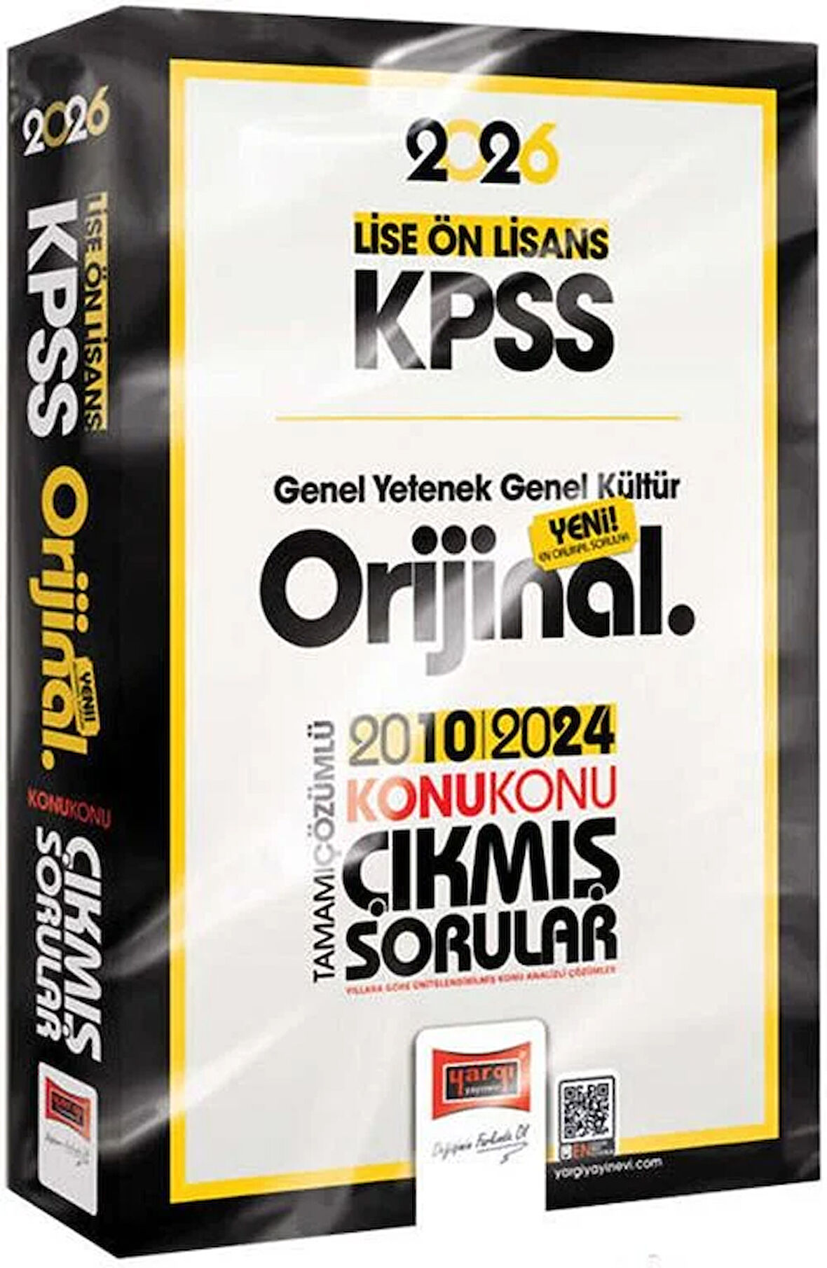 Yargı 2026 KPSS Lise Ön Lisans GK-GY Orijinal 2010-2024 Konu Konu Çıkmış Sorular
