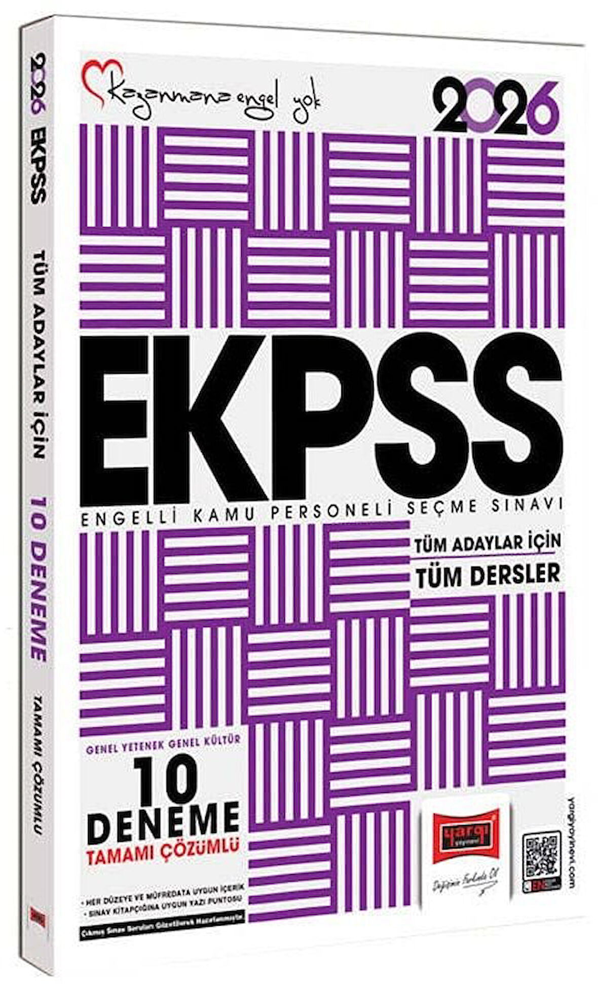 Yargı 2026 EKPSS 10 Deneme Çözümlü Yargı Yayınları