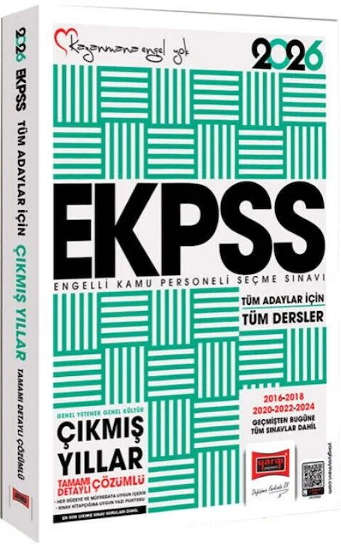 Yargı Yayınları 2026 Tüm Adaylar İçin EKPSS GK GY Tüm Dersler Çıkmış Sorular Kitabı