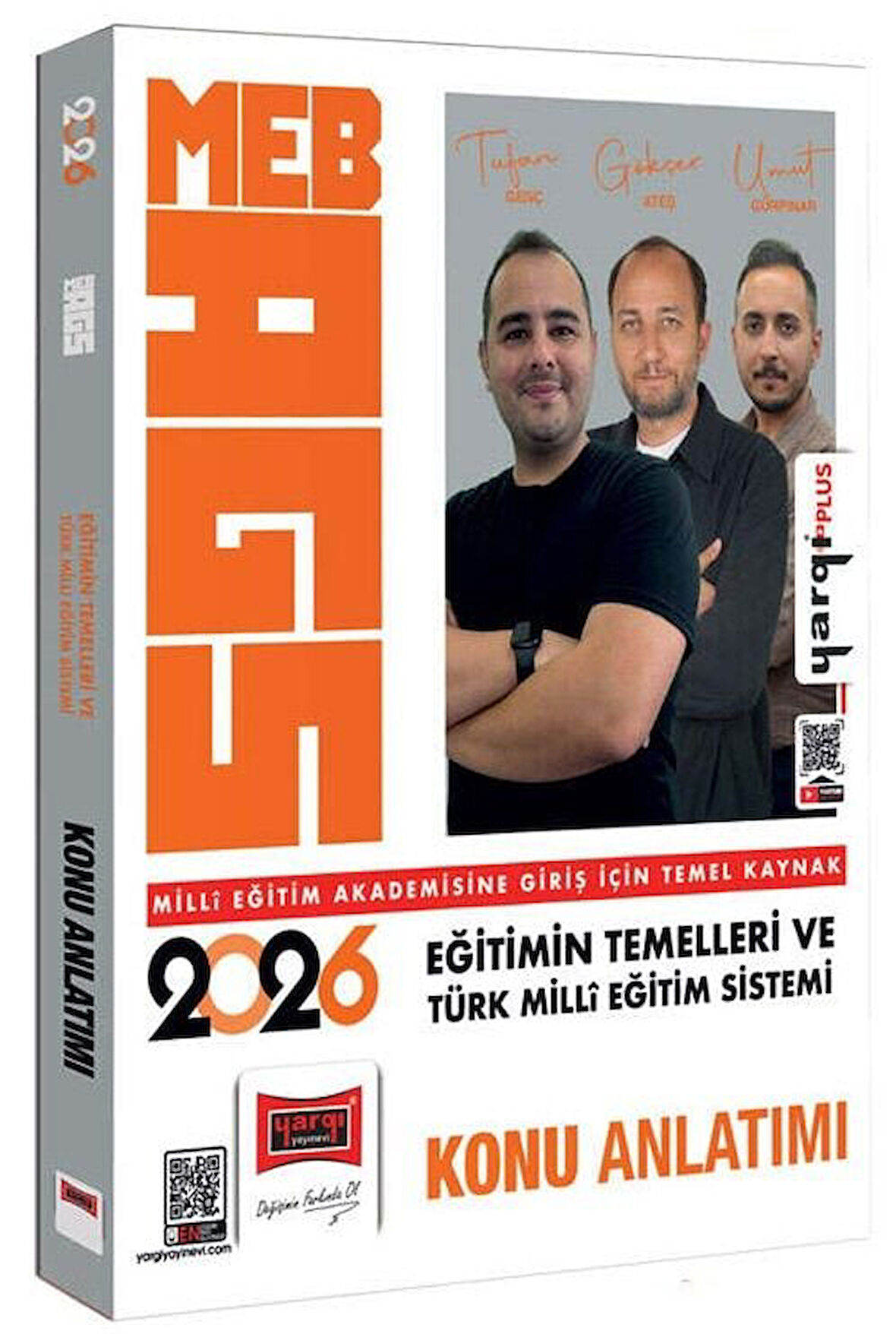 Yargı 2026 MEB-AGS Eğitimin Temelleri ve Türk Milli Eğitim Sistemi Konu Anlatımı - Tufan Genç Yargı Yayınları