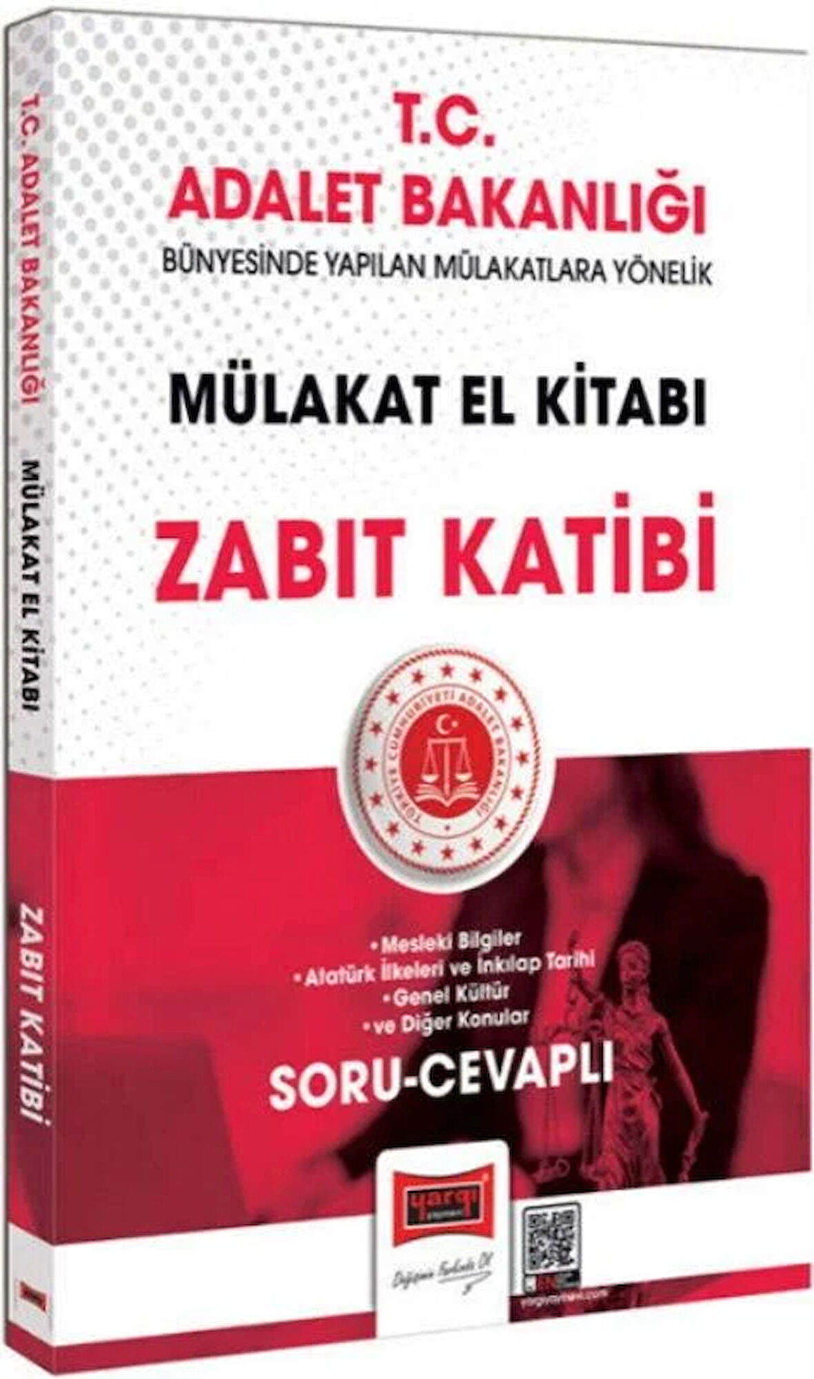 Yargı Yayınları T.C. Adalet Bakanlığı Zabıt Katibi Mülakat El Kitabı Soru Cevaplı