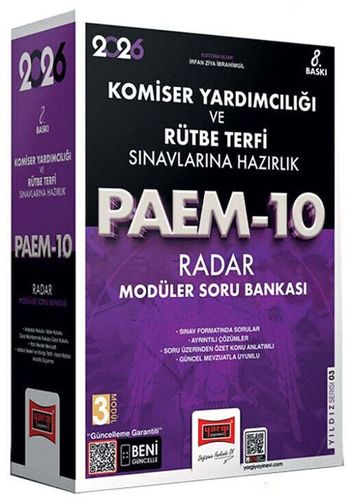 Yargı 2026 Komiser Yardımcılığı ve Rütbe Terfi PAEM-10 Radar Soru Bankası Modüler Set Çözümlü Yargı Yayınları