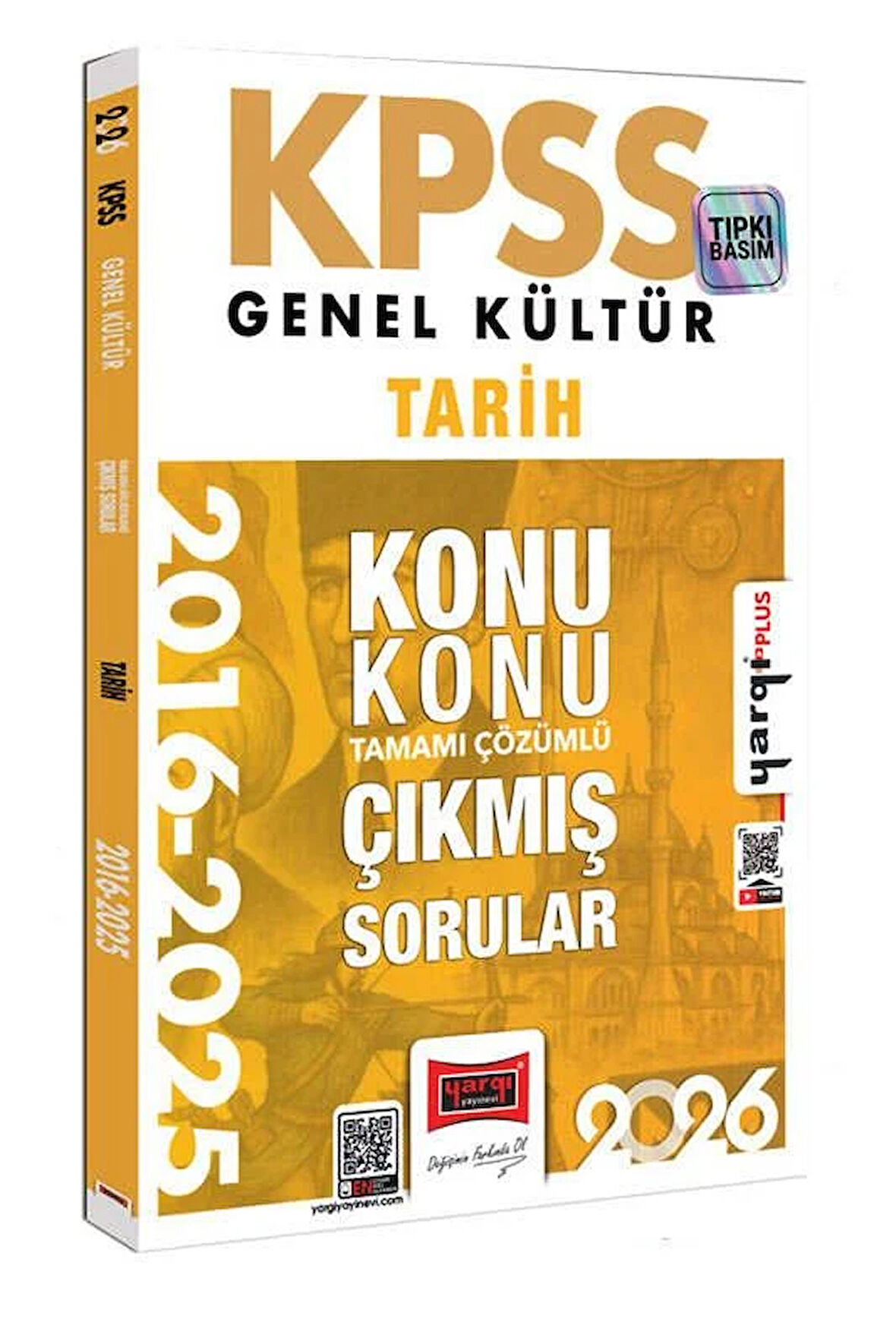 Yargı 2026 KPSS Genel Kültür Tarih 2016-2026 Konu Konu Tamamı Çözümlü Çıkmış Sorular