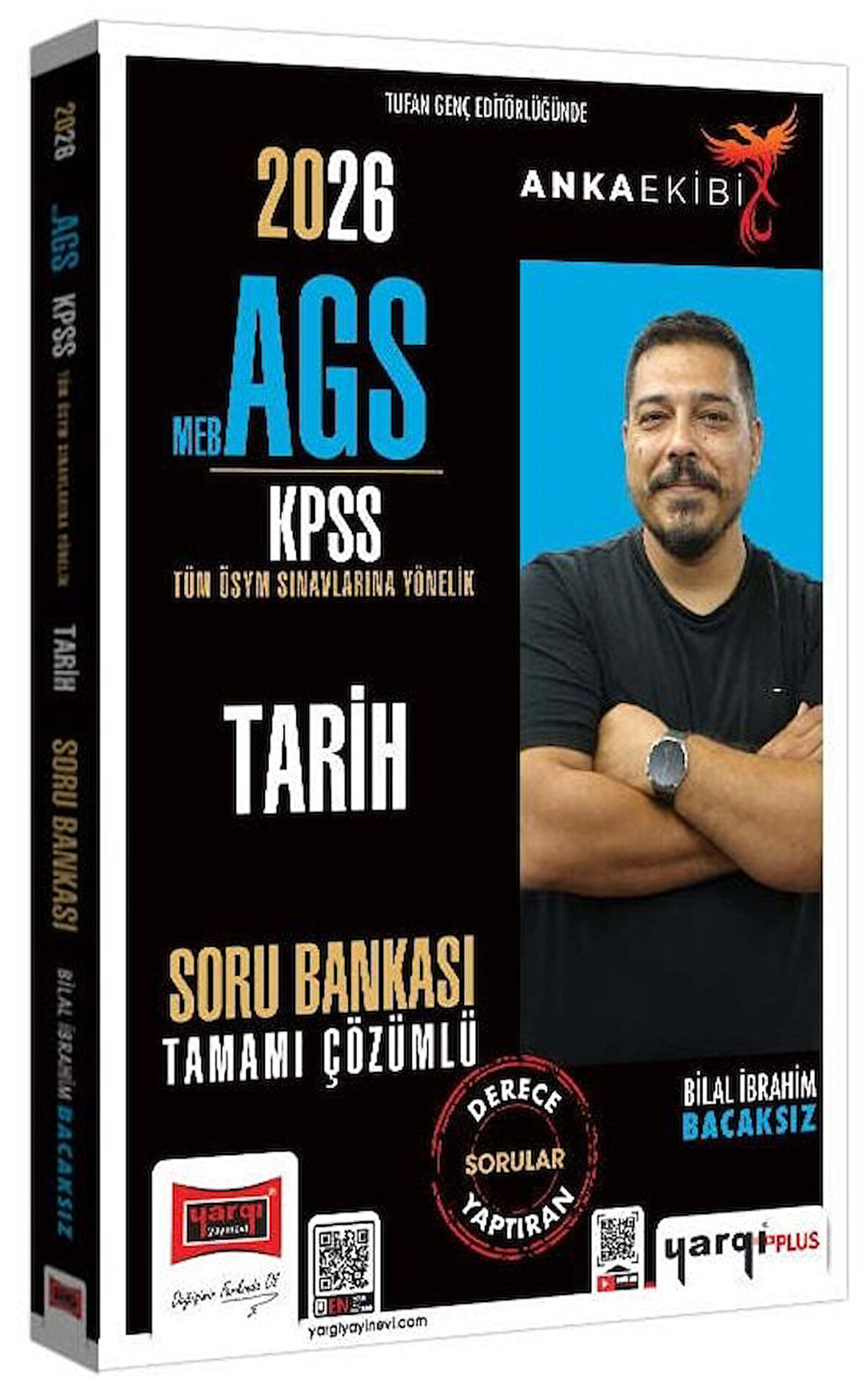 Yargı 2026 KPSS MEB-AGS Tarih Soru Bankası Çözümlü Anka Ekibi - Bilal İbrahim Bacaksız Yargı Yayınları