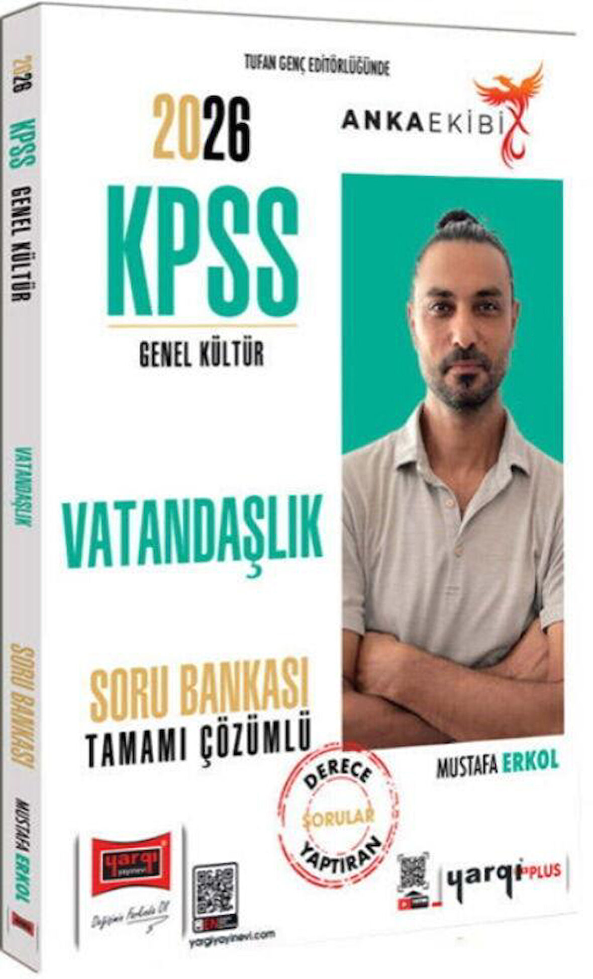Yargı Yayınları 2026 KPSS Genel Kültür Vatandaşlık Tamamı Çözümlü Soru Bankası