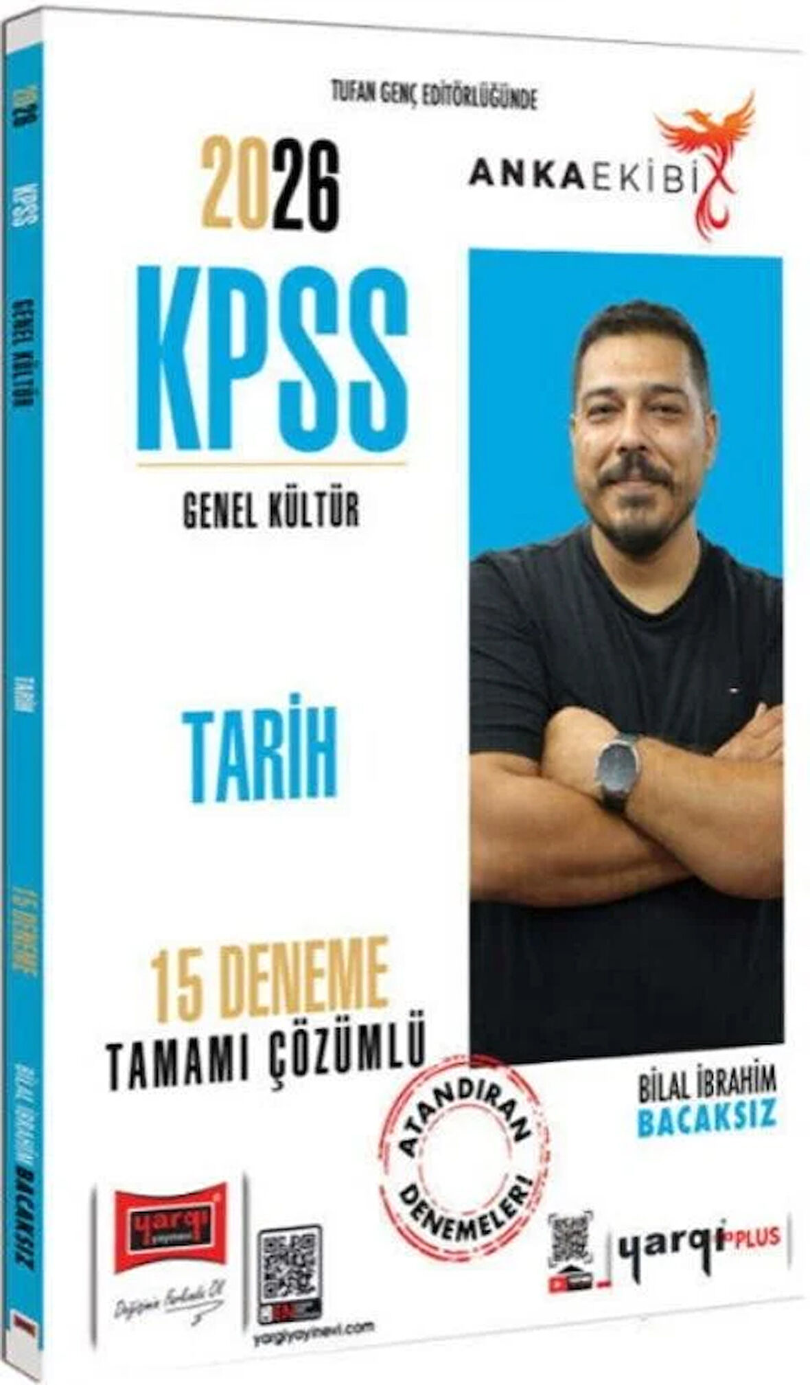 Yargı Yayınları 2026 KPSS Genel Kültür Anka Ekibi Tarih Tamamı Çözümlü 15 Deneme