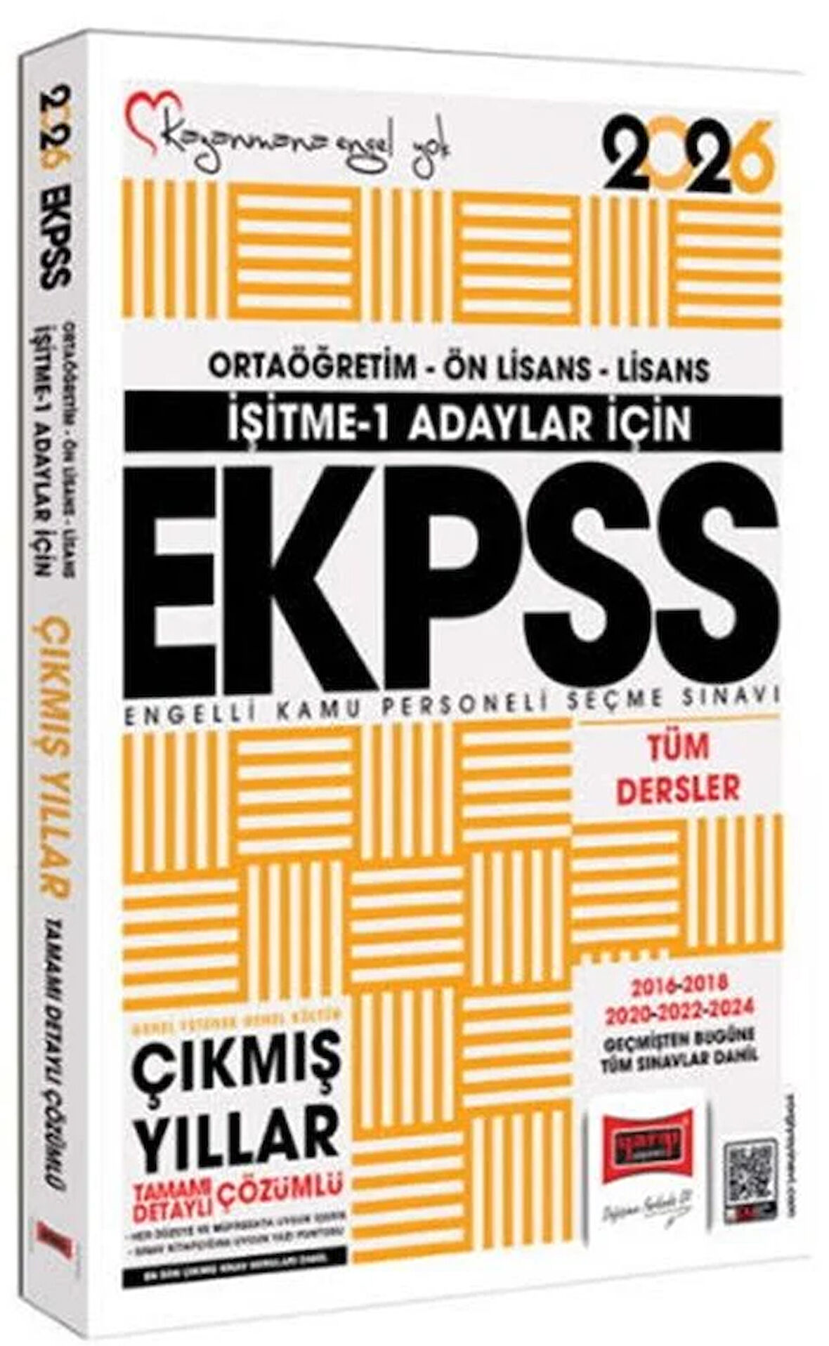 Yargı Yayınları 2026 İşitme 1 Adaylar İçin EKPSS GKGY Tüm Dersler 2016-2024 Çıkmış Sorular Kitabı