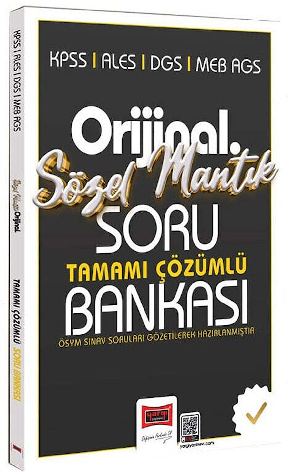 Yargı 2026 KPSS MEB-AGS ALES DGS Sözel Mantık Orijinal Soru Bankası Çözümlü Yargı Yayınları