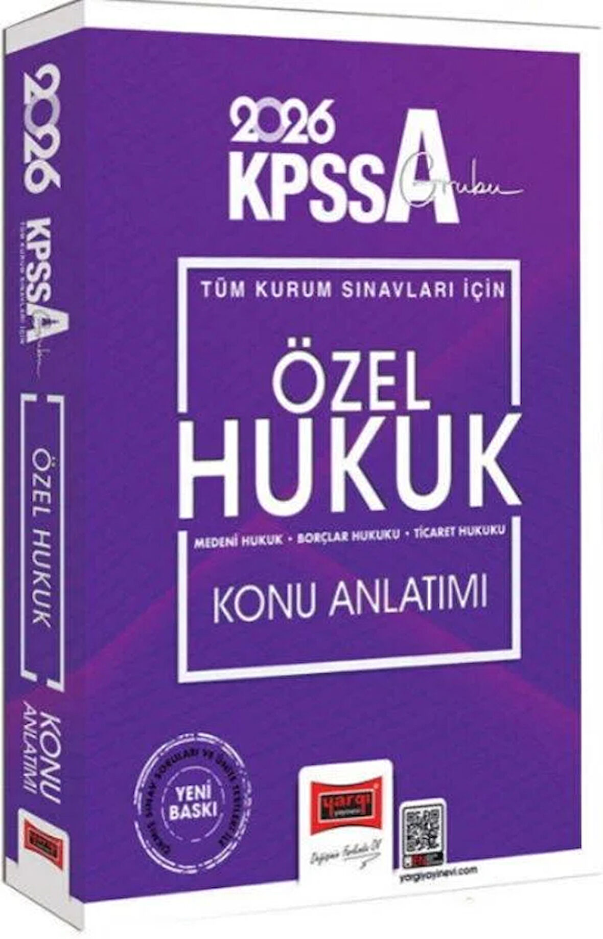 Yargı Yayınları 2026 KPSS A Grubu Tüm Kurum Sınavları İçin Özel Hukuk Konu Anlatımı