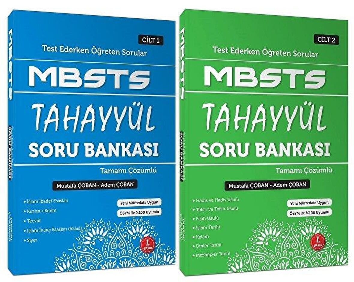 Tahayyül 2022 MBSTS Soru Bankası Çözümlü Set