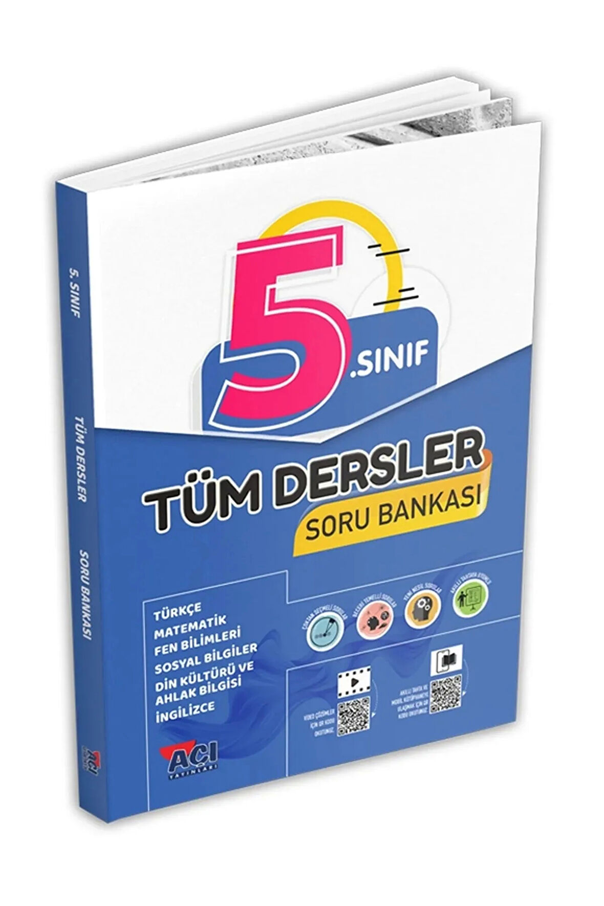 Açı Yayınları 5. Sınıf Tüm Dersler Soru Bankası Yeni Maarif Modeli