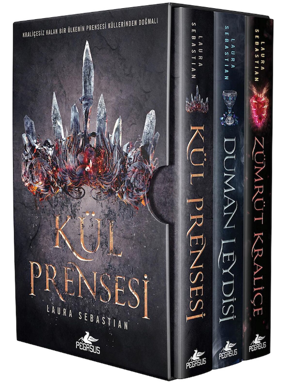 Kül Prensesi Serisi Kutulu Özel Set (3 Kitap) - Ciltli