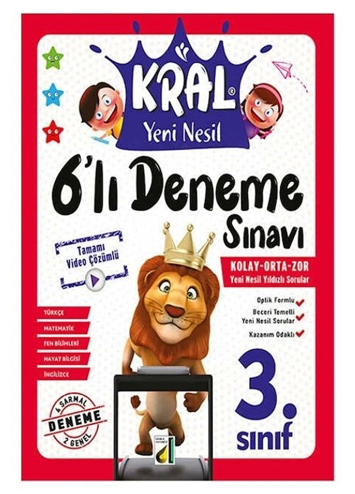 DAMLA YAYINLARI 3.SINIF YENİ NESİL 6 LI DENEME