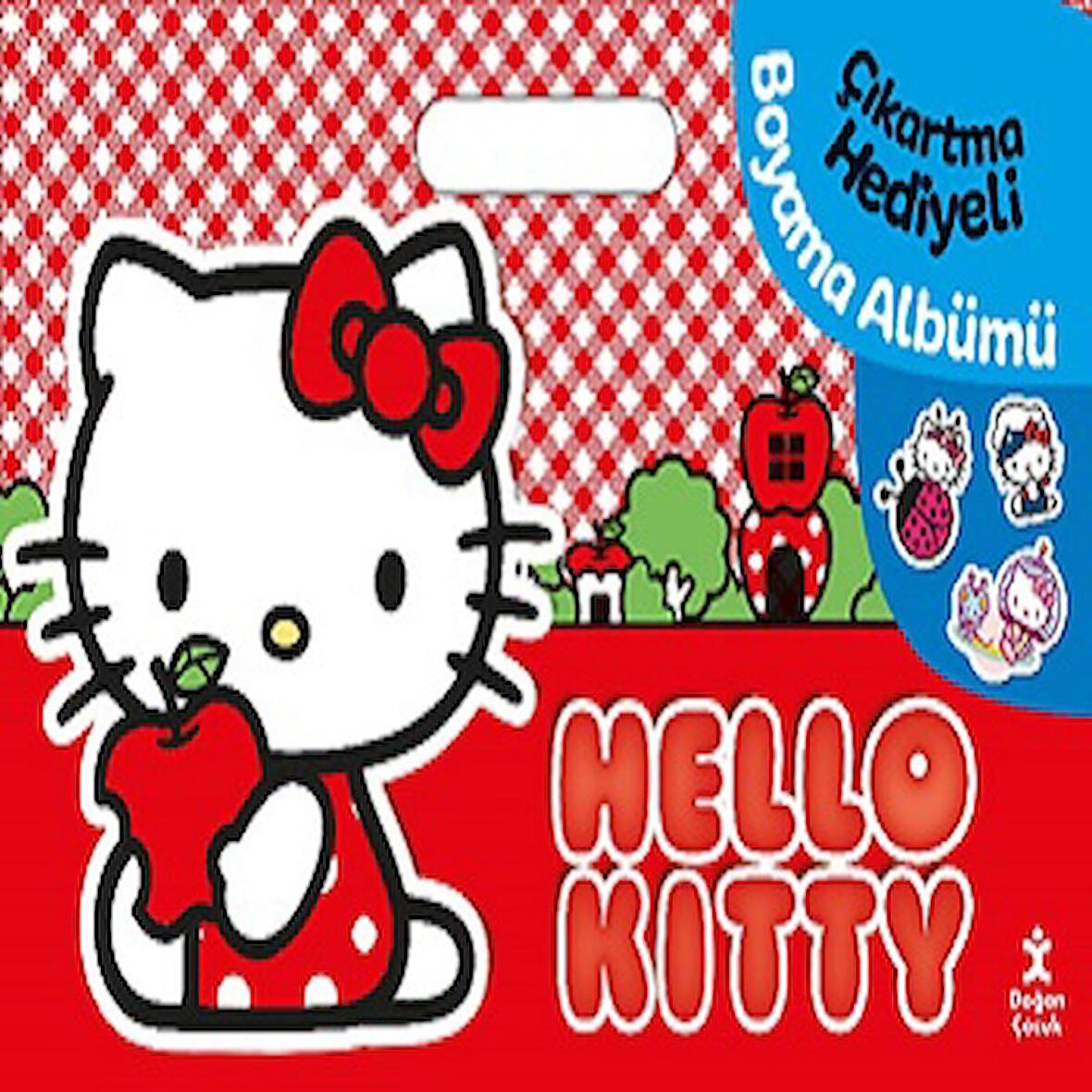 Hello Kitty Çıkartma Hediyeli Boyama Albümü