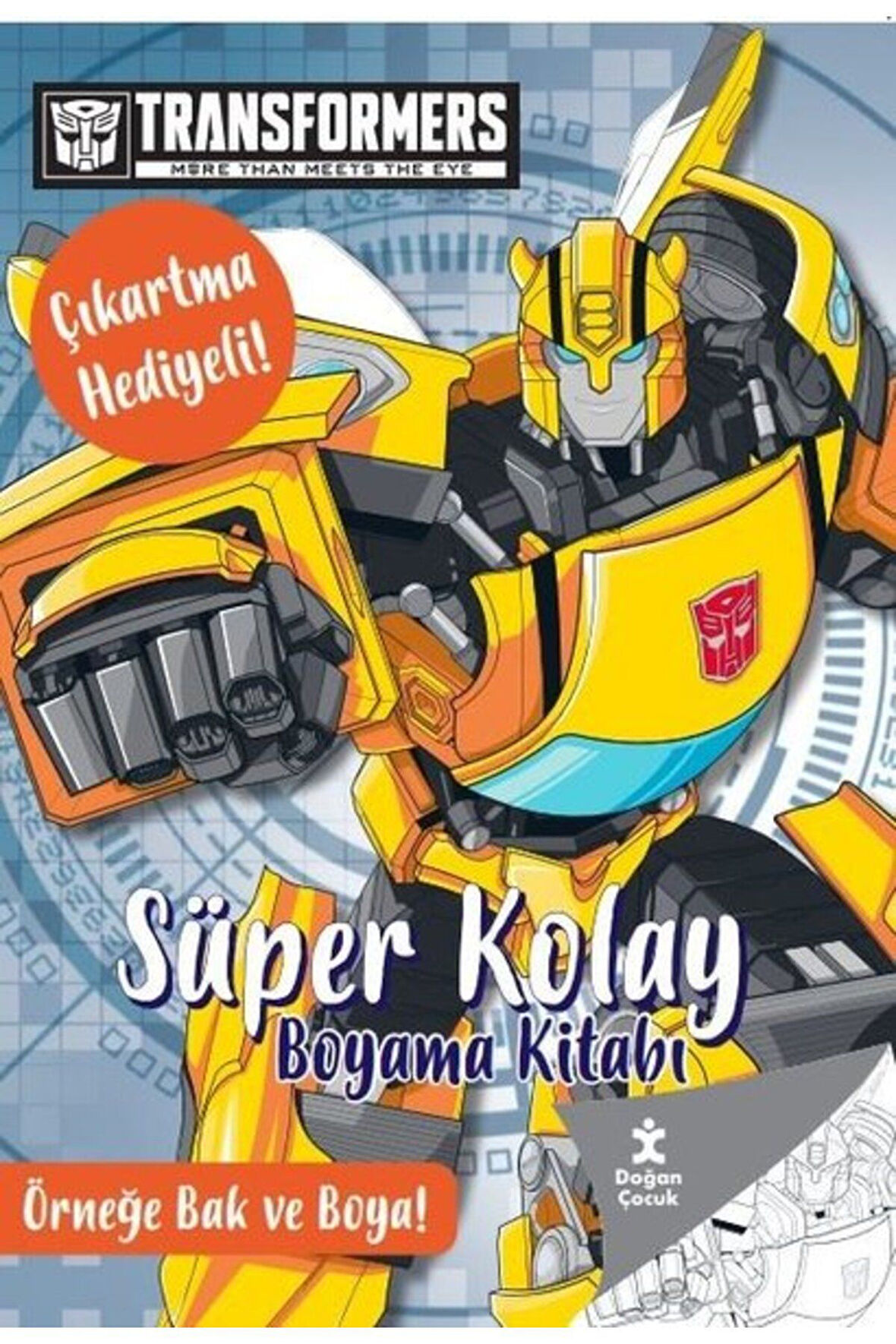 Transformers Süper Kolay Boyama