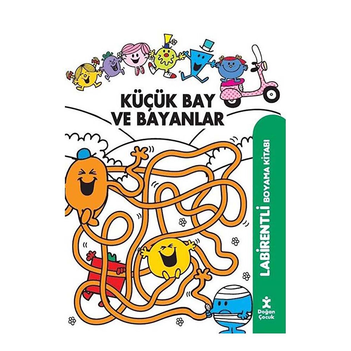 Küçük Bay Ve Bayanlar Labirentli Boyama Kitabı