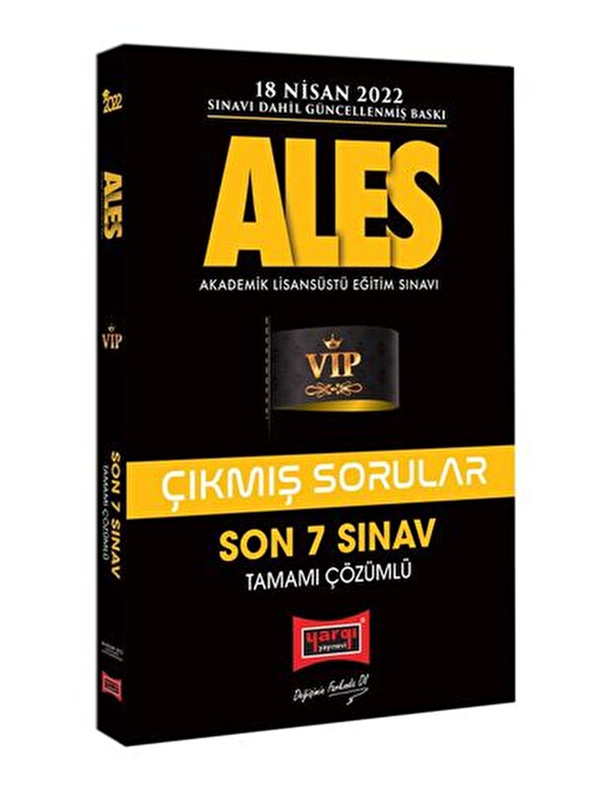 Yargı Yayınları ALES Son 7 Sınav Tamamı Çözümlü Çıkmış Sorular