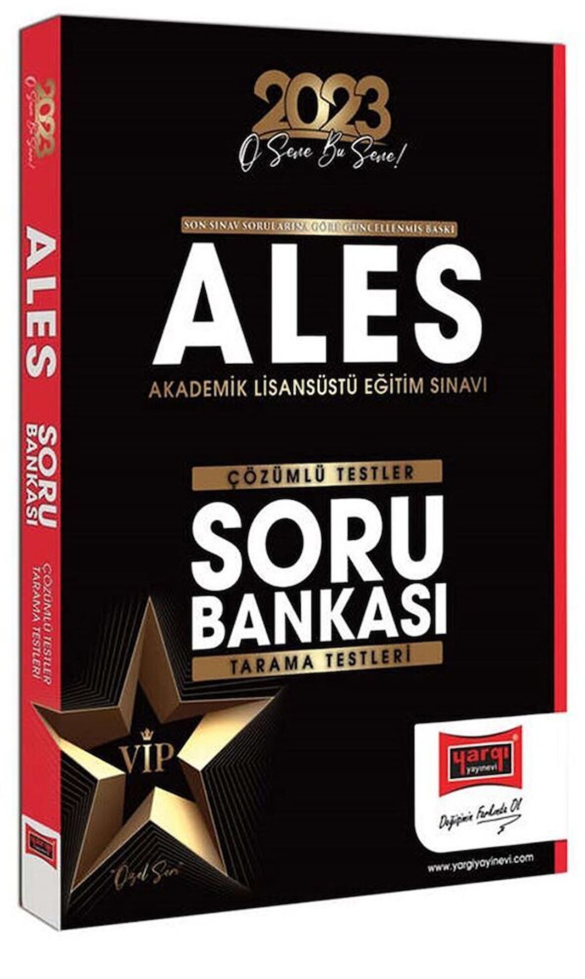 Yargı Yayınları 2023 ALES Tamamı Çözümlü Soru Bankası ve Çözümlü Tarama Testleri
