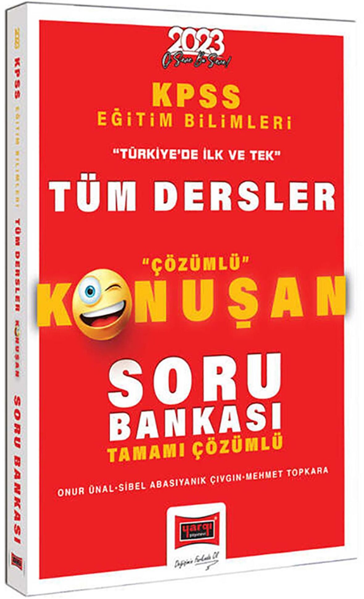 Yargı Yayınları 2023 KPSS Eğitim Bilimleri Tüm Dersler Tamamı Çözümlü Konuşan Soru Bankası