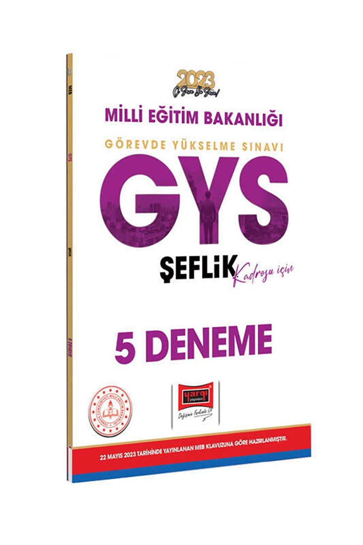 Yargı Yayınları 2023 Milli Eğitim Bakanlığı GYS Şeflik Kadrosu İçin 5 Deneme