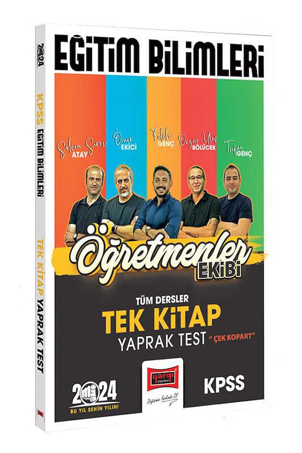 2024 KPSS Eğitim Bilimleri Öğretmenler Ekibi Tek Kitap Tüm Dersler Yaprak Test