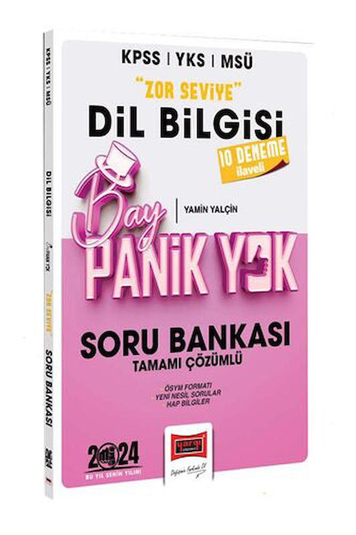 2024 KPSS YKS MSÜ Bay Panik Yok Dil Bilgisi Zor Seviye Tamamı Çözümlü Soru Bankası