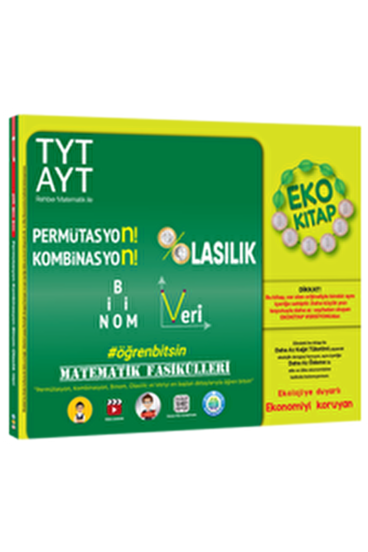 TYT AYT Matematik Fasikülleri - Permütasyon, Kombinasyon, Olasılık, Binom, Veri Eko