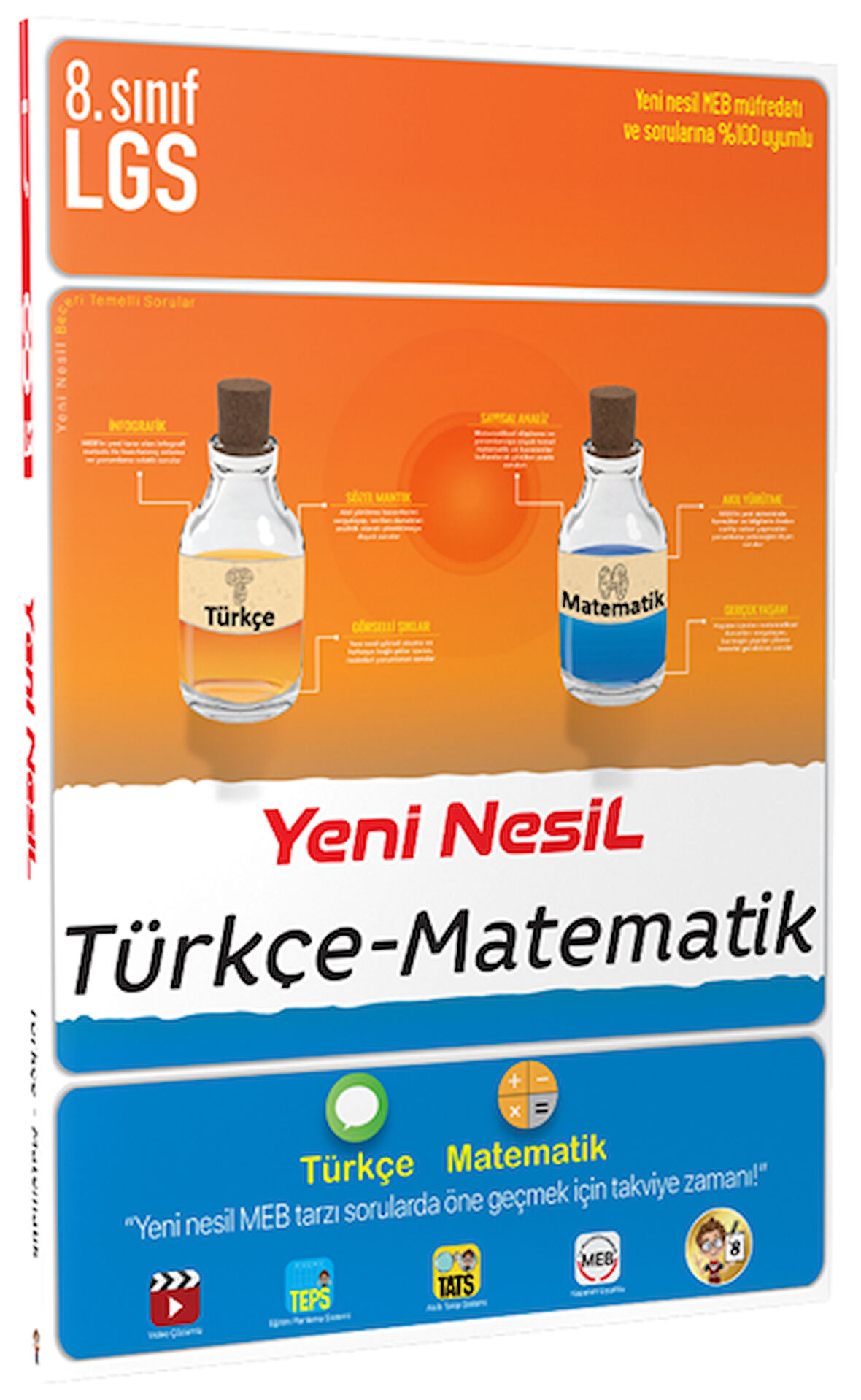 Tonguç 8. Sınıf LGS Yeni Nesil Türkçe Matematik Soru Bankası Tonguç Akademi