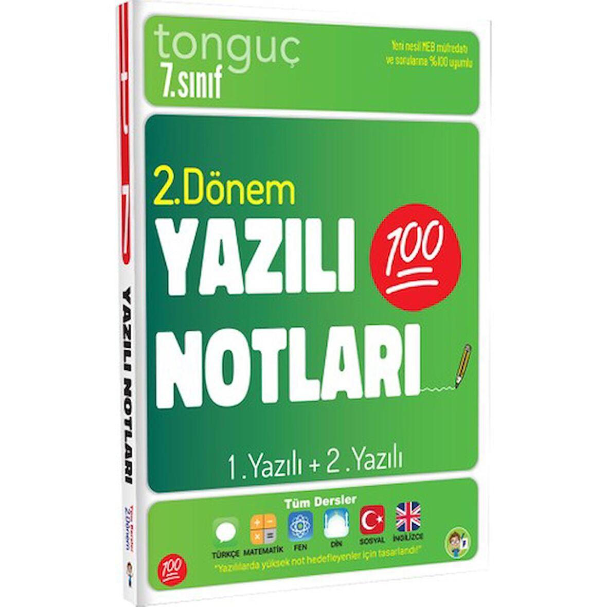 Tonguç Yayınları 7. Sınıf Yazılı Notları 2. Dönem 1 ve 2. Yazılı