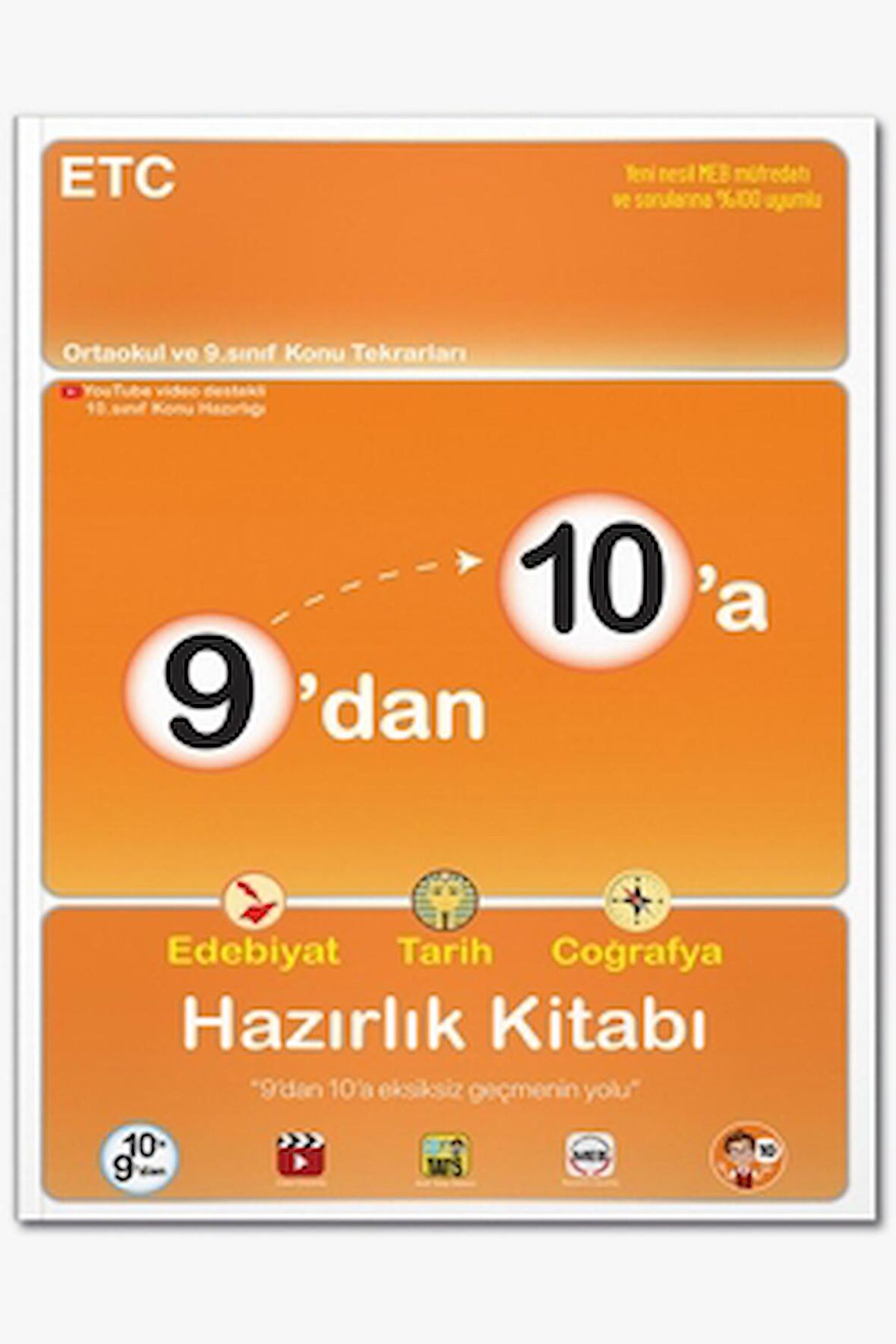 9'dan 10'a Edebiyat Tarih Coğrafya Hazırlık Kitabı