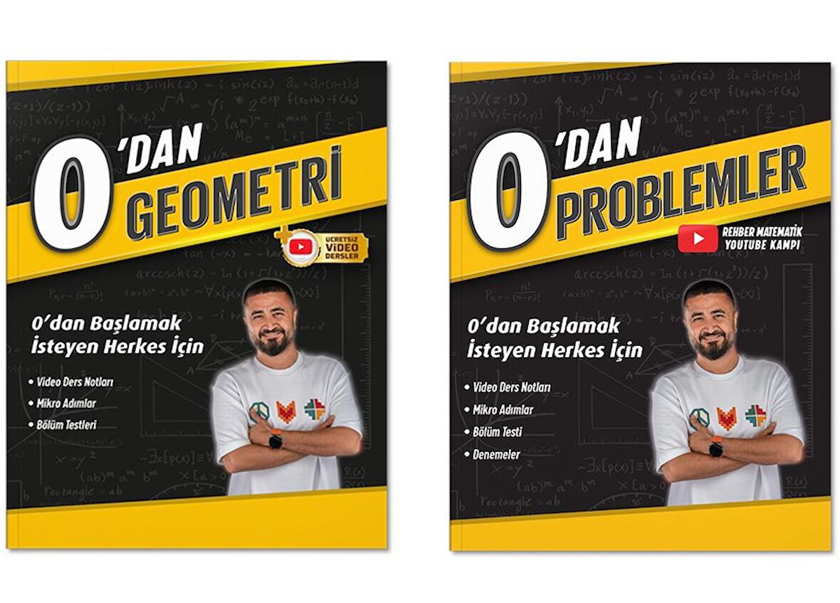 0'dan Geometri ve Problemler Youtube Kampı  2 Kitap - Rehber Matematik