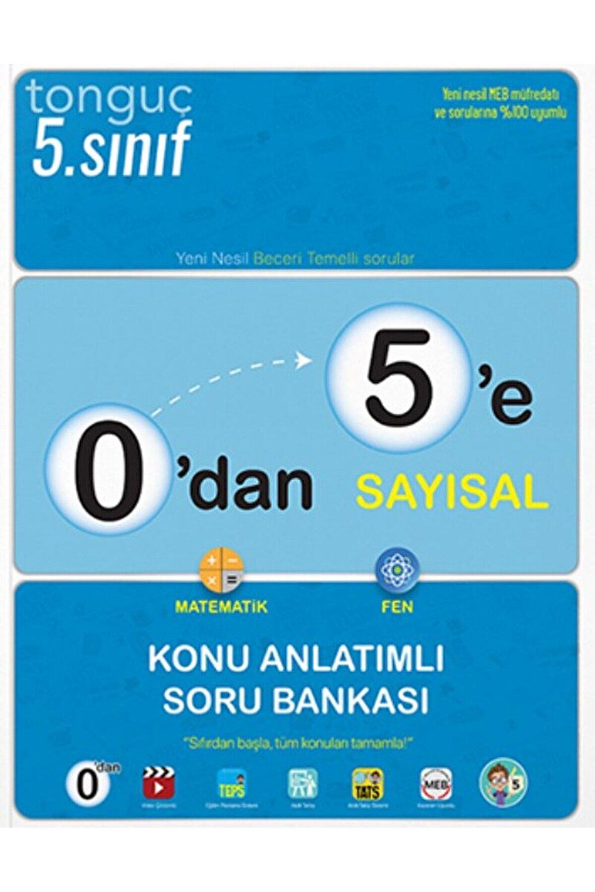 0'dan 5'e Sayısal Konu Anlatımlı Soru Bankası